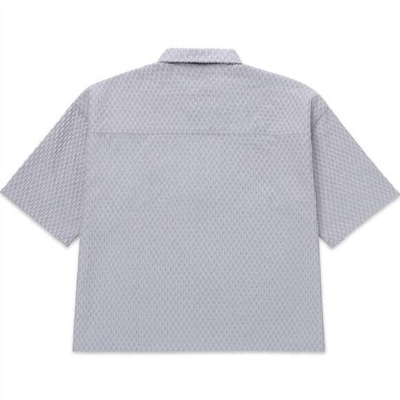 NEW HONOR THE GIFT textured knit quarter zip top in grey